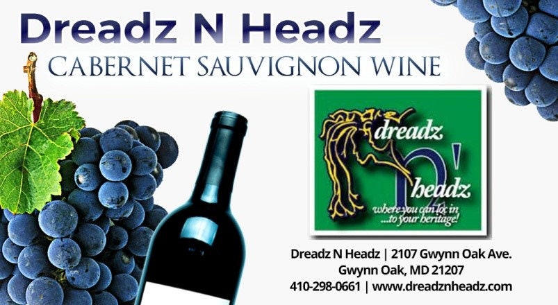Cabernet Wine Dreadz-N-Headz Hair & Body Oil - 100% Vegan. Handcrafted Moisture from Scalp to Sole