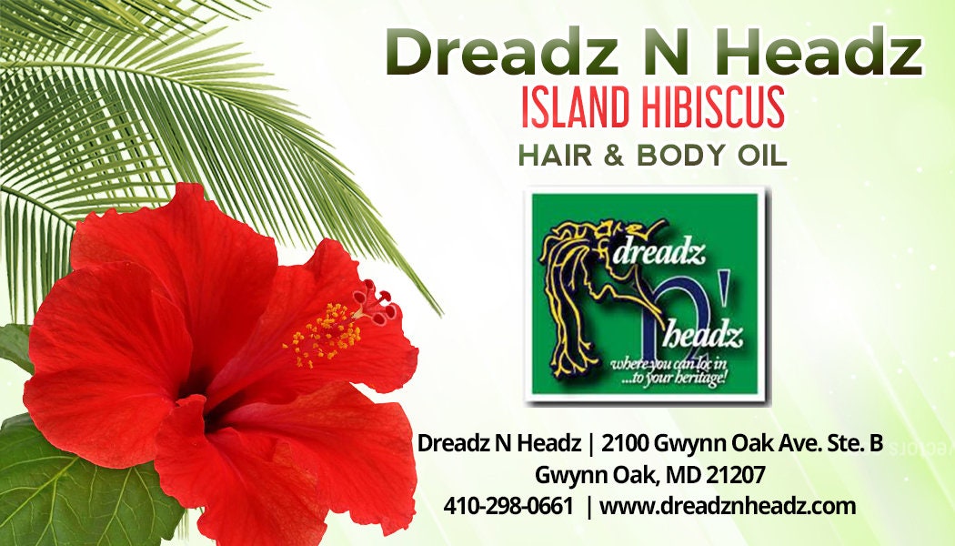 Island Hibiscus Hair & Body Oil - 100% Vegan All Natural