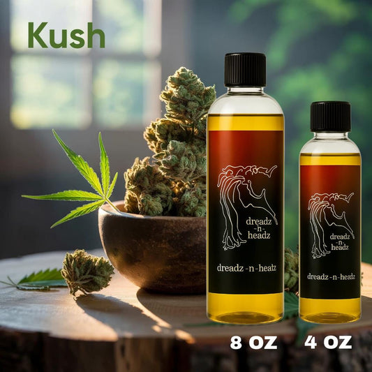 Kush Dreadz-N-Headz Hair & Body Oil - 100% Vegan. Handcrafted Moisture from Scalp to Sole