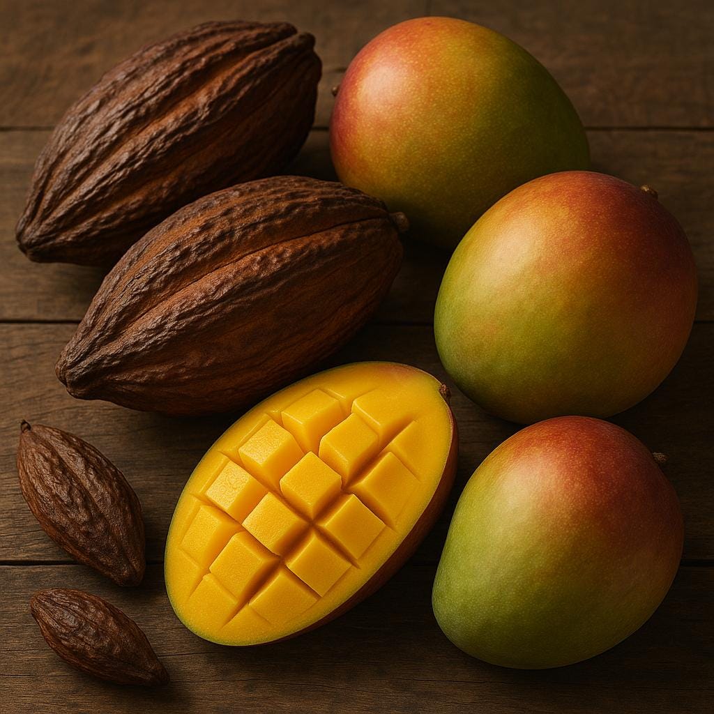 A Splash of Him Coco Mango Beard Oil – Organic Vegan Growth & Hydration Blend