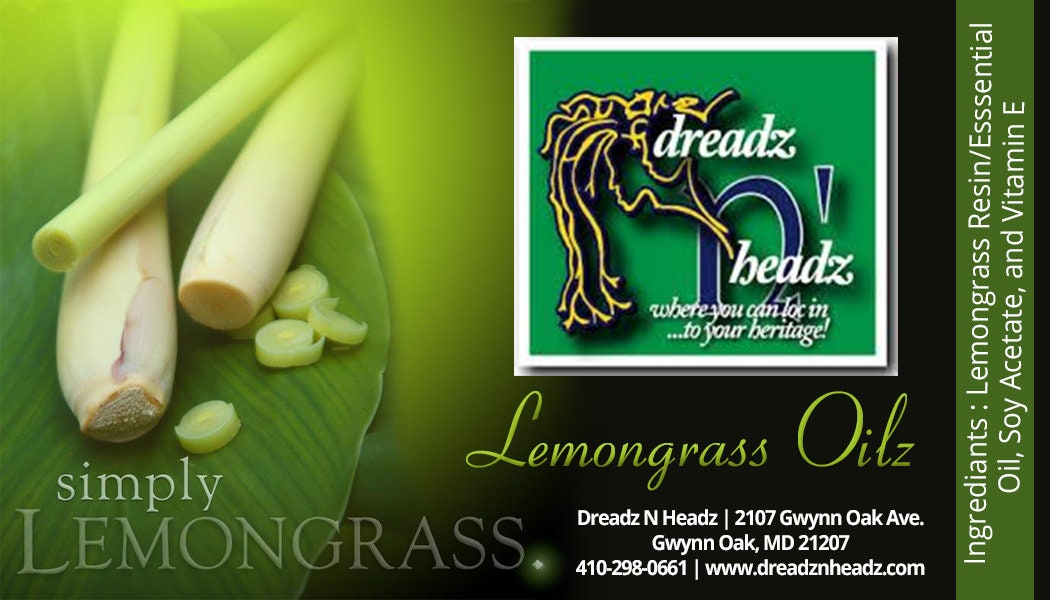 Lemongrass Hair & Body Oil - 100% Vegan All Natural