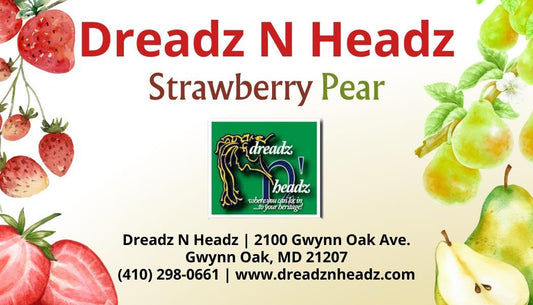 Strawberry Pear Dreadz-N-Headz Hair & Body Oil - 100% Vegan. Handcrafted Moisture from Scalp to Sole
