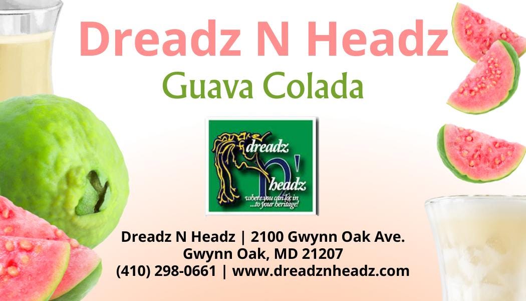 Guava Colada Dreadz-N-Headz Hair & Body Oil - 100% Vegan. Handcrafted Moisture from Scalp to Sole