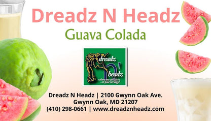Guava Colada Dreadz-N-Headz Hair & Body Oil - 100% Vegan. Handcrafted Moisture from Scalp to Sole