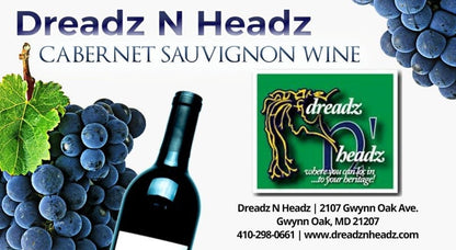 Cabernet Wine Dreadz-N-Headz Hair & Body Oil - 100% Vegan. Handcrafted Moisture from Scalp to Sole