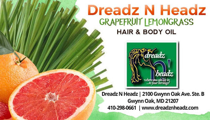 Grapefruit Lemongrass Hair & Body Oil – Vegan, Handcrafted Moisture