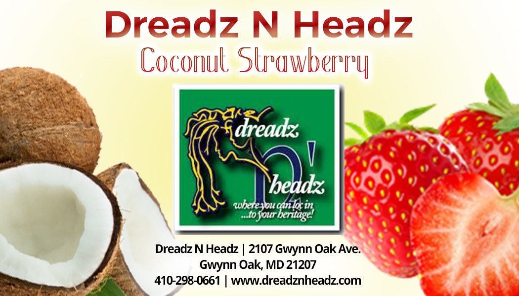 Coconut Strawberry Hair & Body Oil - 100% Vegan All Natural