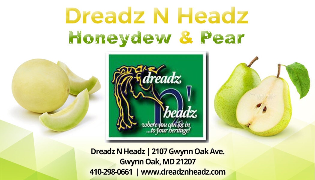 Honeydew Pear Dreadz-N-Headz Hair & Body Oil - 100% Vegan. Handcrafted Moisture from Scalp to Sole.