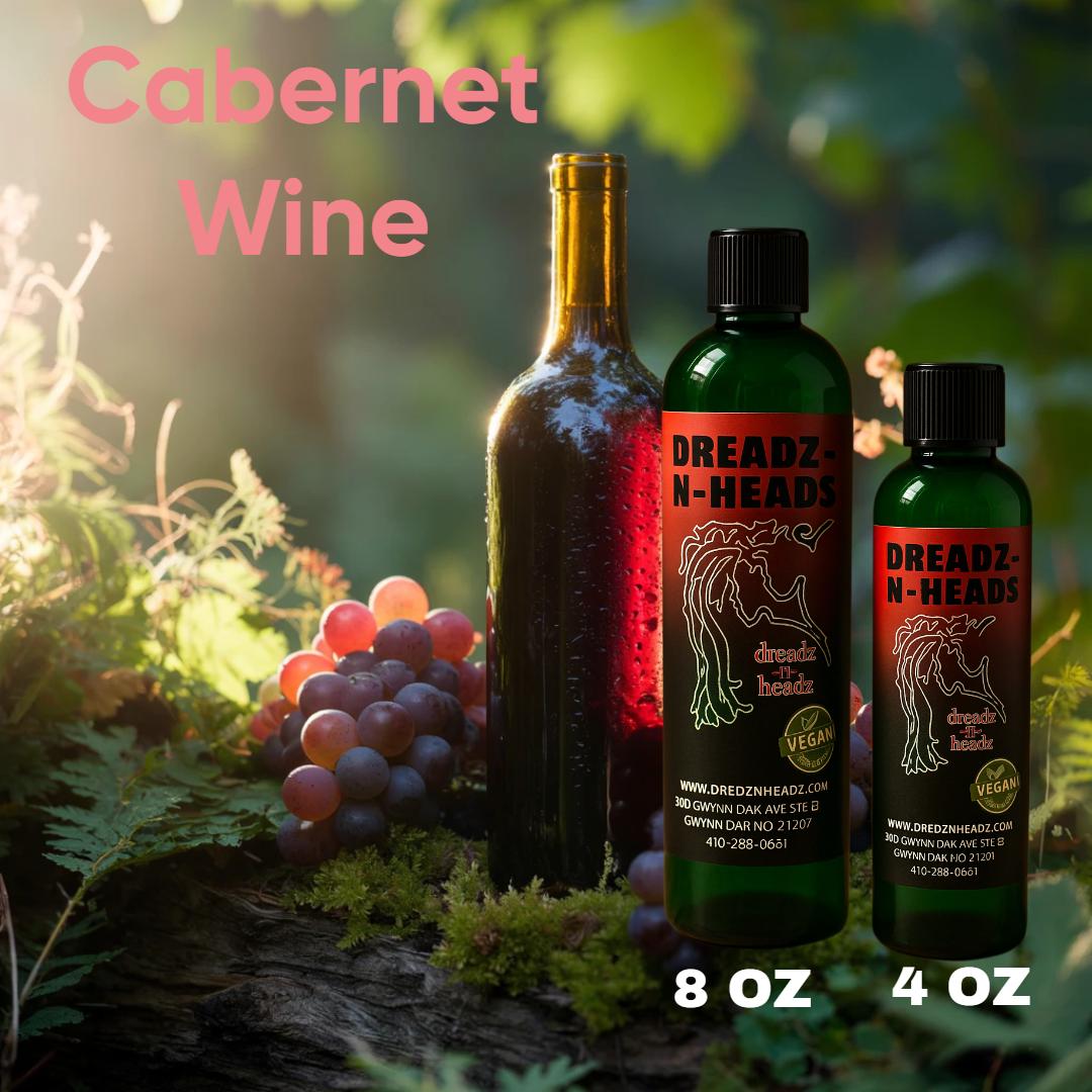 Cabernet Wine Dreadz-N-Headz Hair & Body Oil - 100% Vegan. Handcrafted Moisture from Scalp to Sole