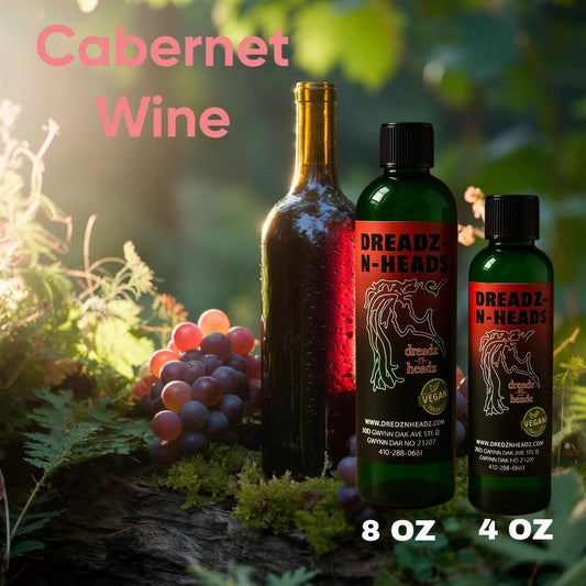 Cabernet Wine Dreadz-N-Headz Hair & Body Oil - 100% Vegan. Handcrafted Moisture from Scalp to Sole