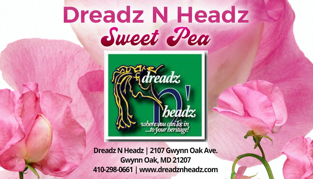 Sweet Pea Dreadz-N-Headz Hair & Body Oil - 100% Vegan. Handcrafted Moisture from Scalp to Sole
