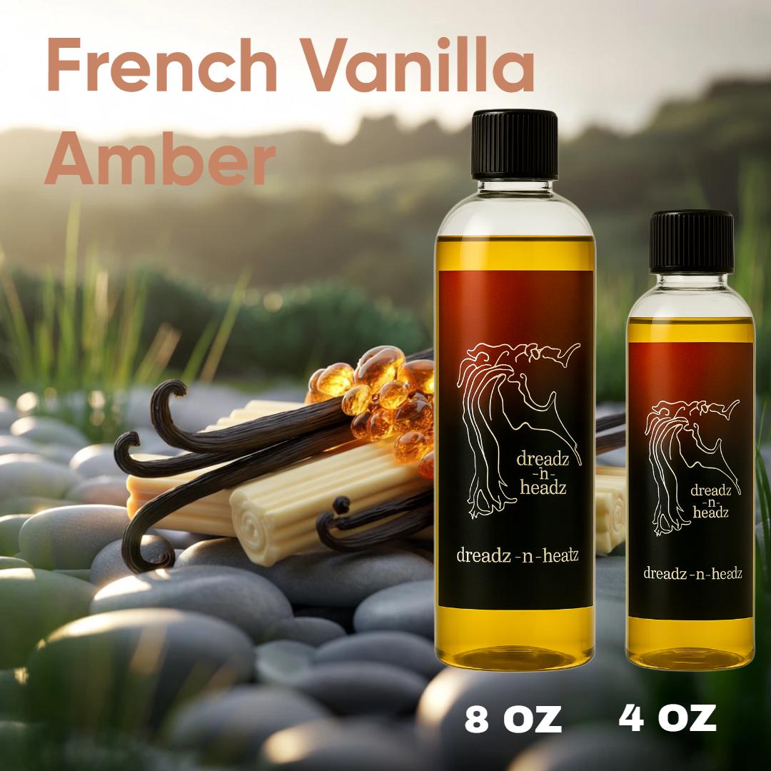 French Vanilla Amber Hair & Body Oil – Vegan, Handcrafted