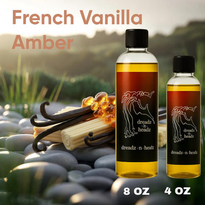 French Vanilla Amber Hair & Body Oil – Vegan, Handcrafted