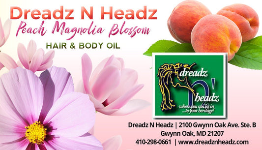 Peach Magnolia Hair & Body Oil - 100% Vegan All Natural