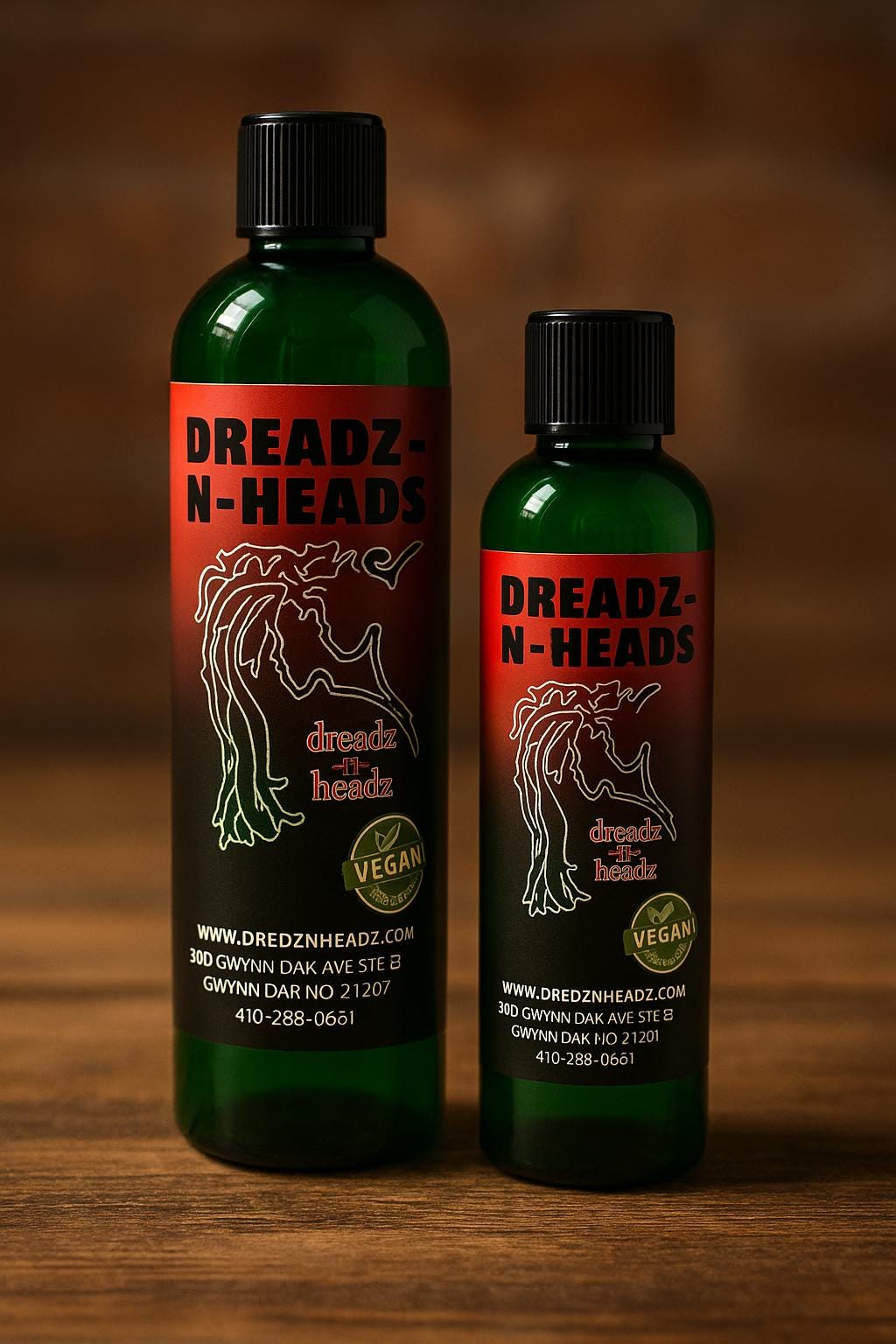 Sulfate Free Lemongrass Tea Cleanser Dreadz-N-Headz Cleanser - 100% Vegan