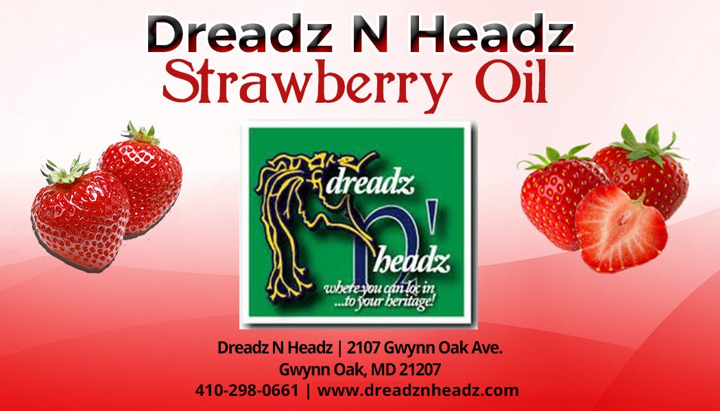 Strawberry Hair & Body Oil - 100% Vegan All Natural