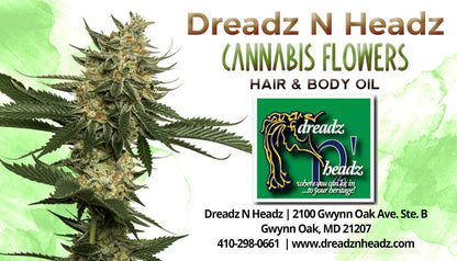 Cannabis Flower Hair & Body Oil - 100% Vegan All Natural