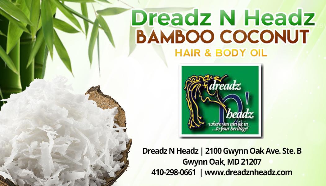 Bamboo Coconut  Hair & Body Oil - 100% Vegan All Natural