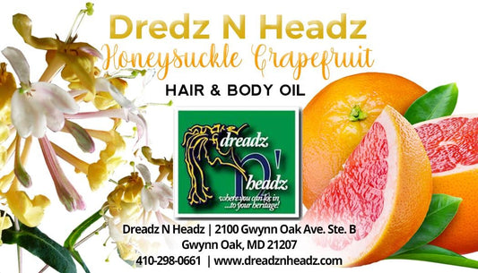 Honeysuckle Grapefruit Hair & Body Oil - 100% Vegan All Natural