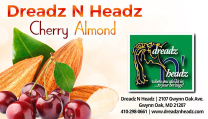 Cherry Almond Dreadz-N-Headz Hair & Body Oil - 100% Vegan. Handcrafted Moisture from Scalp to Sole
