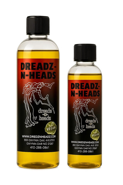 Barack Obama Dreadz-N-Headz Hair & Body Oil - 100% Vegan. Handcrafted Moisture from Scalp to Sole
