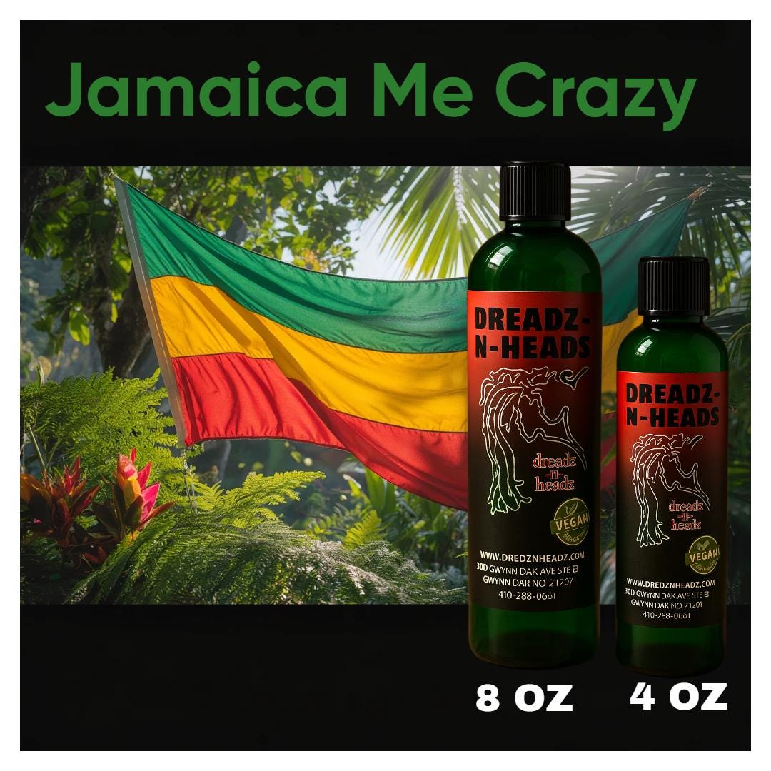 Jamaica Me Crazy Hair & Body Oil – Vegan, Handcrafted Moisture