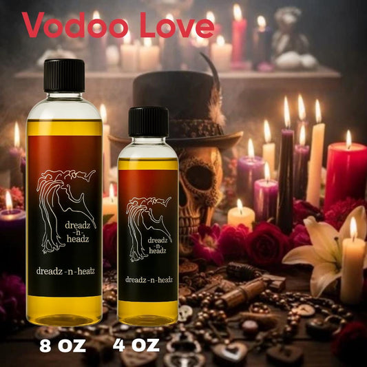 Voodoo Love Dreadz-N-Headz Hair & Body Oil - 100% Vegan. Handcrafted Moisture from Scalp to Sole